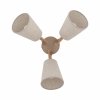 Nowoczesny plafon oprawa sufitowa brązowa abażurowa drewniana boho minimalistyczna klasyczna VAIO 11605 TK-Lighting